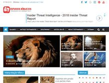 Tablet Screenshot of estudosbiblicos.org